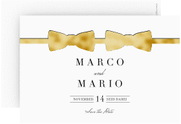 Klick: Details zu Save the Date-Karte "Suits" anzeigen Save the Date-Karte "Suits"