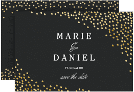 Klick: Details zu Save the Date-Karte "Glitter" anzeigen Save the Date-Karte "Glitter"