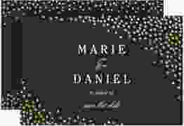 Save the Date-Karte "Glitter"