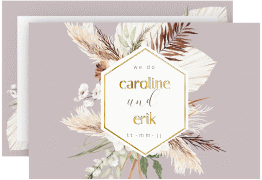 Save the Date-Karte Bohemian