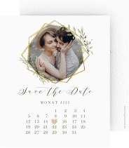 Klick: Details zu Save the Date-Kalenderblatt "Acacia" anzeigen Save the Date-Kalenderblatt "Acacia"