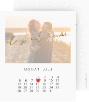 Klick: Details zu Save the Date-Kalenderblatt "Lucent" anzeigen Save the Date-Kalenderblatt "Lucent"