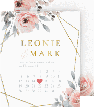 Klick: Details zu Save the Date-Kalenderblatt "Perfection" anzeigen Save the Date-Kalenderblatt "Perfection"