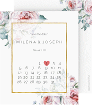 Klick: Details zu Save the Date-Kalenderblatt "Embrace" anzeigen Save the Date-Kalenderblatt "Embrace"