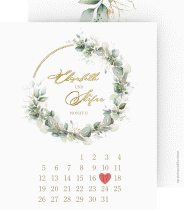 Klick: Details zu Save the Date-Kalenderblatt "Selvatica" anzeigen Save the Date-Kalenderblatt Selvatica