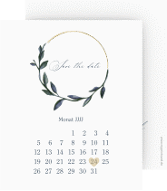 Klick: Details zu Save the Date-Kalenderblatt "Botanica" anzeigen Save the Date-Kalenderblatt "Botanica"