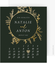 Klick: Details zu Save the Date-Kalenderblatt "Herbs" anzeigen Save the Date-Kalenderblatt "Herbs"