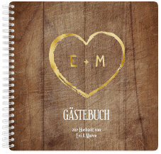Klick: Details zu Gästebuch Hochzeit "Wood" anzeigen Gästebuch Hochzeit "Wood"
