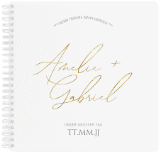 Gästebuch Hochzeit "Federschrift"