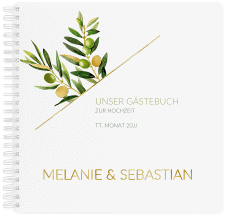 Klick: Details zu Gästebuch Hochzeit "Olivenzweig" anzeigen Gästebuch Hochzeit "Olivenzweig"