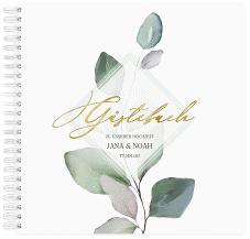 Klick: Details zu Gästebuch Hochzeit "Foglia" anzeigen Gästebuch Hochzeit "Foglia"