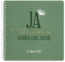 Klick: Details zu Gästebuch Hochzeit "Ja" anzeigen Gästebuch Hochzeit "Ja"
