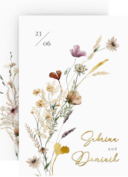Klick: Details zu Save the Date-Karte "Sauvages" anzeigen Save the Date-Karte "Sauvages"