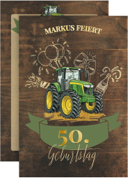 Einladung 50. Geburtstag "Bulldog"