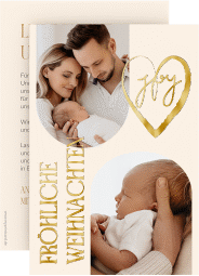 Klick: Details zu Weihnachtskarte "Freudenfest" anzeigen Weihnachtskarte Freudenfest