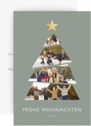 Klick: Details zu Weihnachtskarte "Bilderbaum" anzeigen Weihnachtskarte Bilderbaum