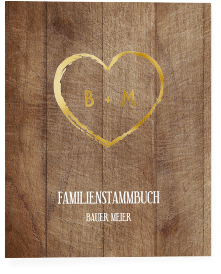 Klick: Details zu Stammbuch A4 "Wood" anzeigen Stammbuch A4 "Wood"