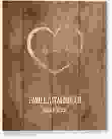 Stammbuch A4 "Wood"