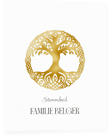 Klick: Details zu Stammbuch A4 "Lebensbaum" anzeigen Stammbuch A4 "Lebensbaum"