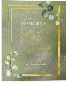 Klick: Details zu Stammbuch A4 "Jade" anzeigen Stammbuch A4 "Jade"