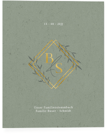 Stammbuch A4 "Greenletter"