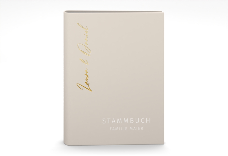 Stammbuch A5 Klar Stammbuch A5 beige gold