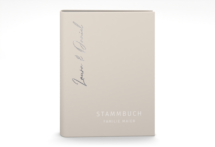 Stammbuch A5 Klar Stammbuch A5 beige silber