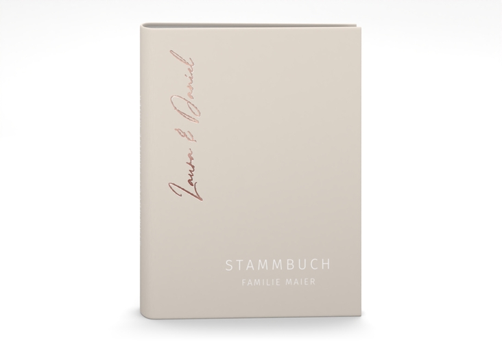 Stammbuch A5 Klar Stammbuch A5 beige rosegold
