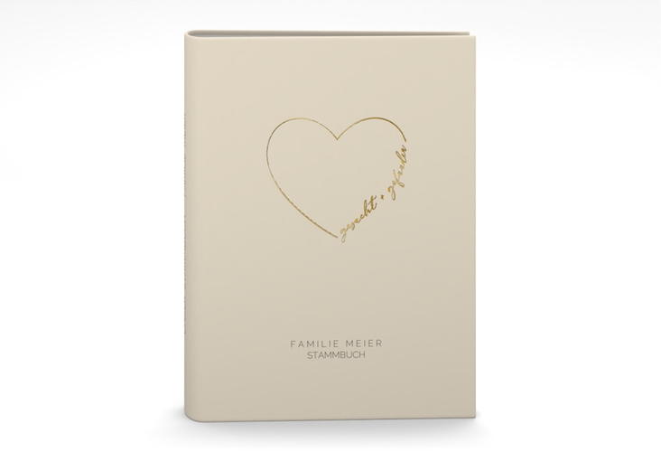 Stammbuch A5 Lebenstraum Stammbuch A5 beige gold