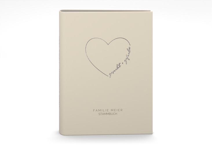 Stammbuch A5 Lebenstraum Stammbuch A5 beige silber