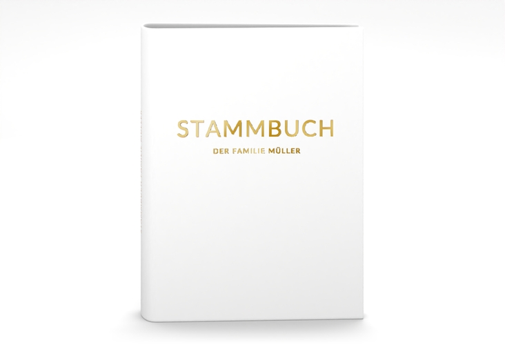 Stammbuch A5 Standesamt Stammbuch A5 weiss gold