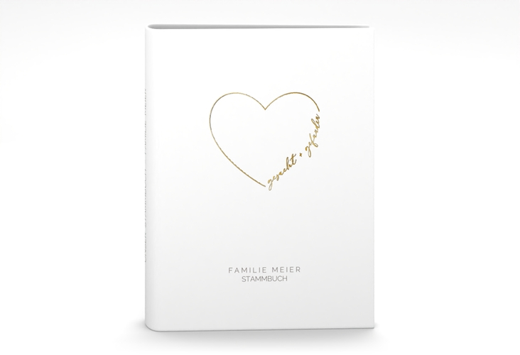 Stammbuch A5 Lebenstraum Stammbuch A5 weiss gold