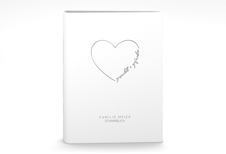 Stammbuch A5 Lebenstraum Stammbuch A5 weiss silber