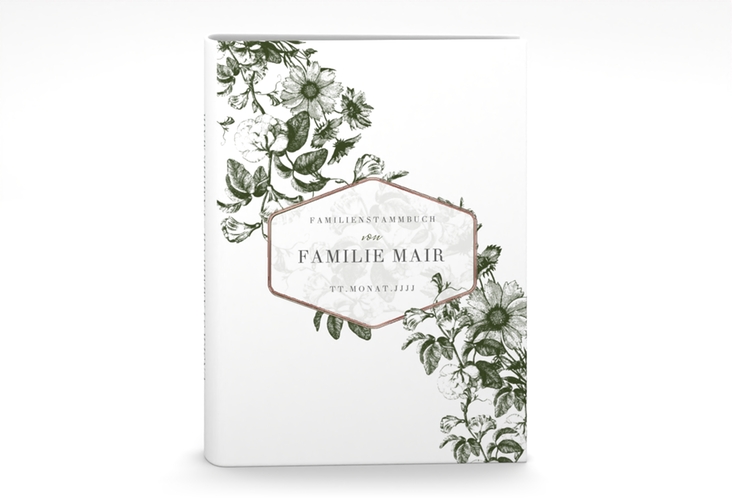 Stammbuch A5 Magnificent Stammbuch A5 gruen rosegold