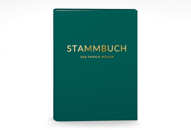 Stammbuch A5 Standesamt Stammbuch A5 gruen gold