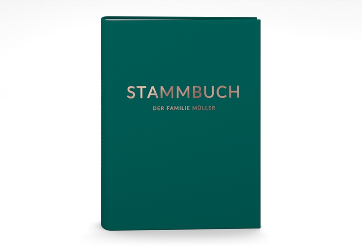 Stammbuch A5 Standesamt Stammbuch A5 gruen rosegold