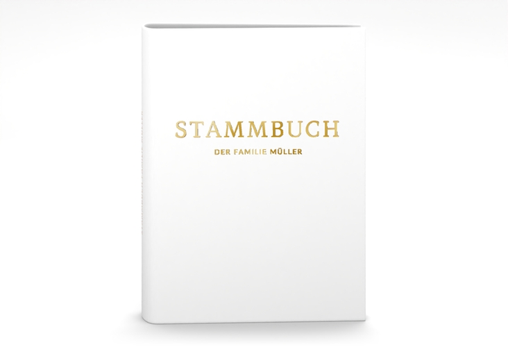 Stammbuch A5 Standesamt Stammbuch A5 weiss gold