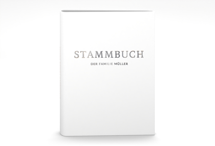 Stammbuch A5 Standesamt Stammbuch A5 weiss silber
