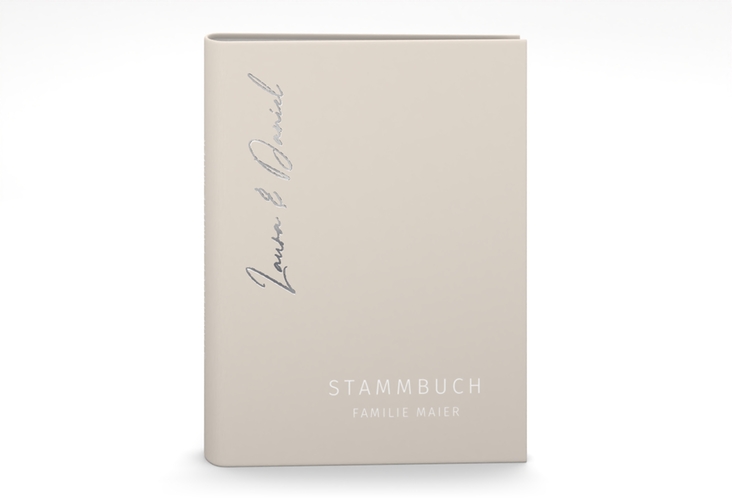 Stammbuch A5 Klar Stammbuch A5 beige silber