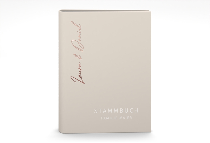 Stammbuch A5 Klar Stammbuch A5 beige rosegold