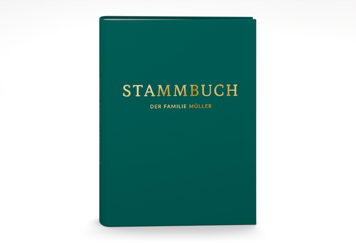 Stammbuch A5 Standesamt Stammbuch A5 gruen gold