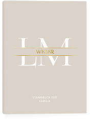 Stammbuch A5 "Monogramm"