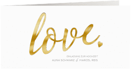 Klick: Details zu Hochzeitseinladung "Glam" anzeigen Hochzeitseinladung "Glam"