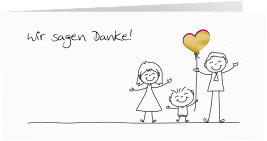 Klick: Details zu Danksagungskarte Hochzeit "Family" anzeigen Danksagungskarte Hochzeit "Family"