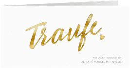 Klick: Details zu Hochzeitseinladung "Traufe" anzeigen Hochzeitseinladung "Traufe"