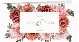 Klick: Details zu Einladungskarte Hochzeit "Amapola" anzeigen Einladungskarte Hochzeit "Amapola"
