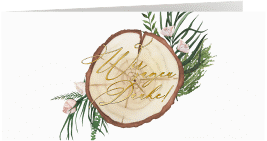 Klick: Details zu Dankeskarte Hochzeit "Woodland" anzeigen Dankeskarte Hochzeit "Woodland"