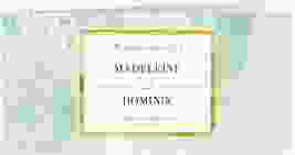 Dankeskarte Hochzeit "Marble"