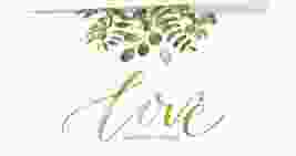 Hochzeitseinladung "Botany"