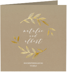 Hochzeitseinladung "Naturelove"